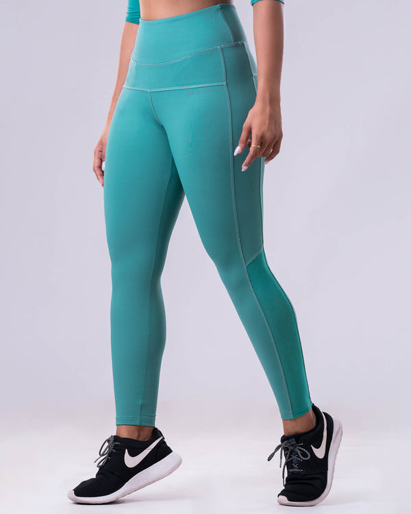 Roxymesh Sea Green Legging | WOMINK