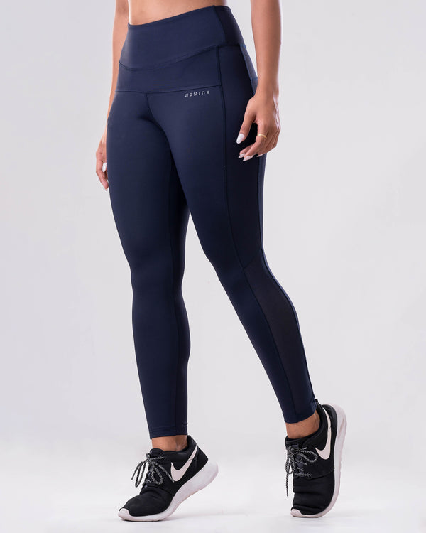 Roxymesh Navy Legging | WOMINK