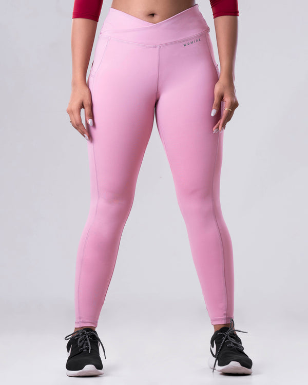 Criss Cross Pink Legging | WOMINK